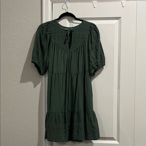 Casual Flowy Green Women's Dress